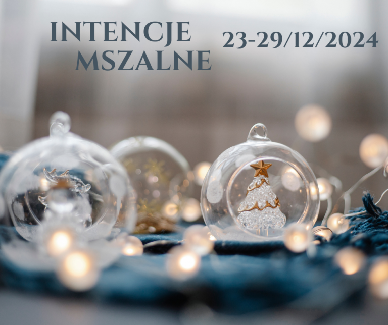 Intencje mszalne