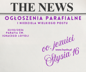 I Niedziela Wielkiego Postu 22/02/2026