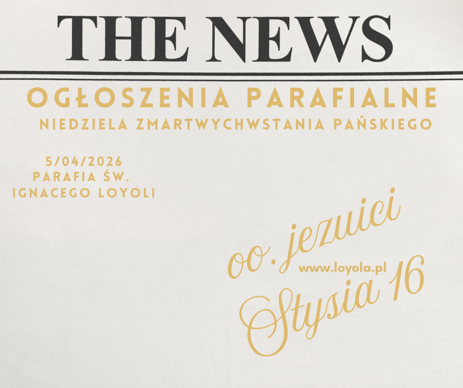 Niedziela Zmartwychwstania Pańskiego 5/04/2026